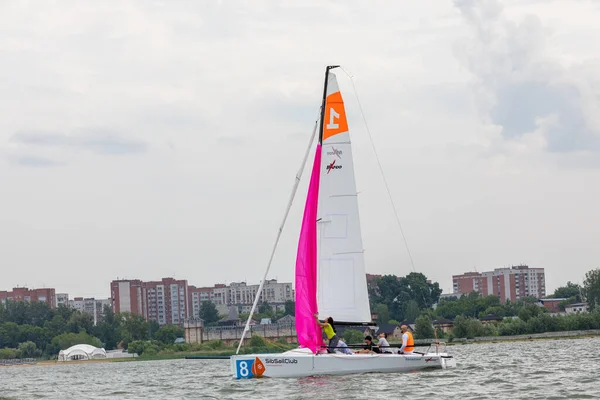 Novosibirsk Russia June 2021 Sports Sailing Regatta Russia — Stock Photo, Image