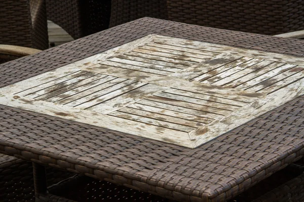 Sandalye ve masa yaz aylarında açık Restoran