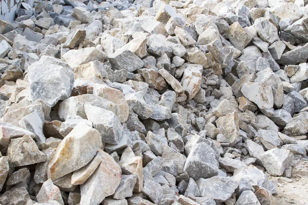 大理石采石场，白色大理石 — 图库照片