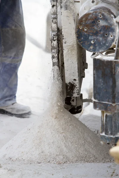 Marble quarry, white marble — Stock Photo, Image