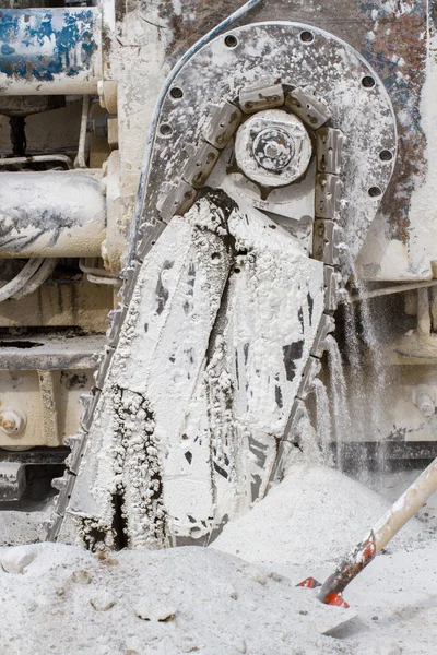 Marble quarry, white marble — Stock Photo, Image