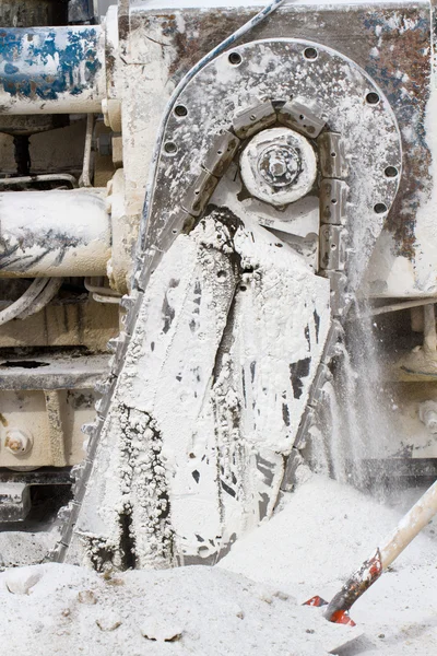 Pedreira de mármore, mármore branco — Fotografia de Stock