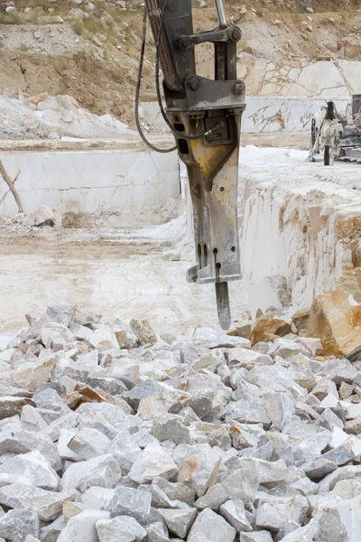 Cantera de mármol, mármol blanco — Foto de Stock