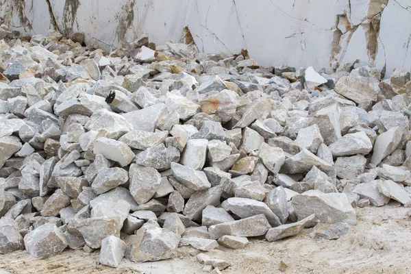 Cantera de mármol, mármol blanco — Foto de Stock