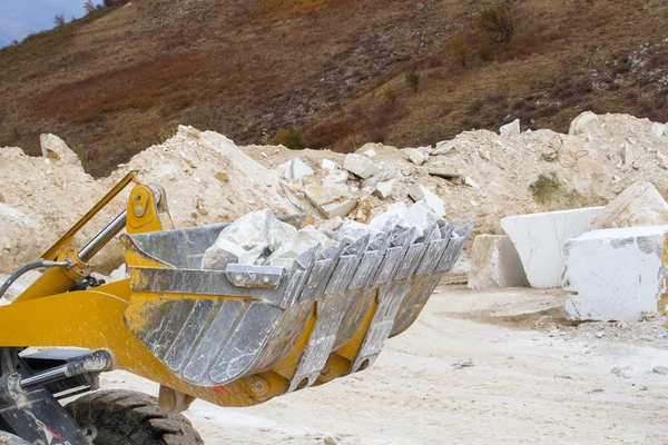 Cantera de mármol, mármol blanco — Foto de Stock