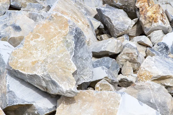 Pedreira de mármore, textura de pedra, Pedra Quarrying — Fotografia de Stock