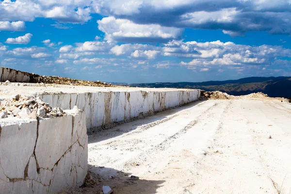 Cantera de mármol, textura de piedra, cantera de piedra — Foto de Stock