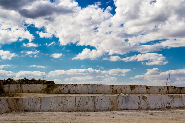 Cantera de mármol, textura de piedra, cantera de piedra Fotos de stock libres de derechos