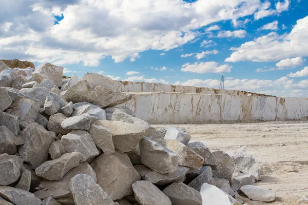 Cantera de mármol, textura de piedra, cantera de piedra Imágenes de stock libres de derechos