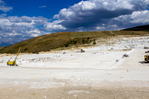 marble quarry, stone texture, Stone Quarrying