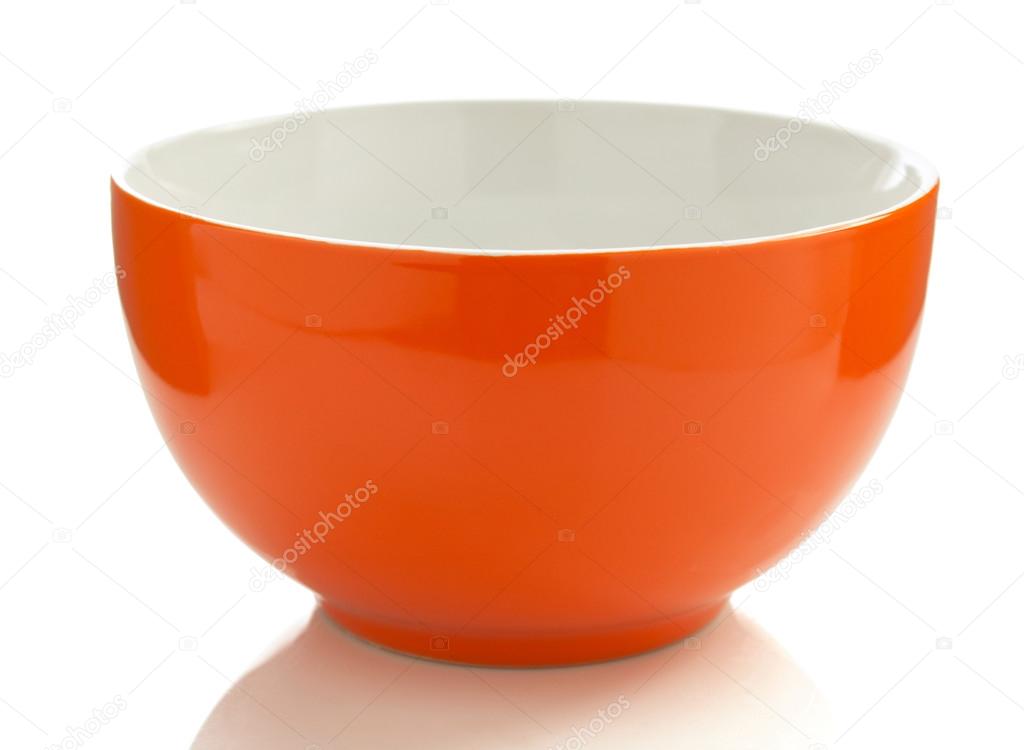 ceramic bowl isolated on white 