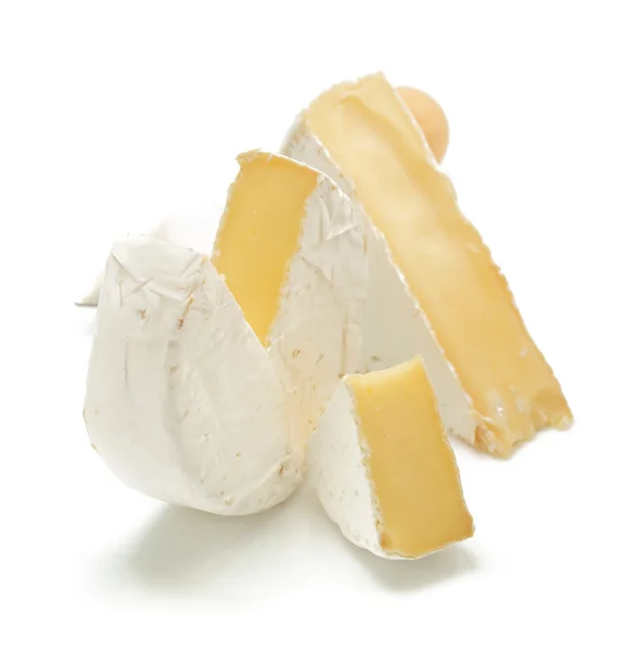 흰색 절연 치즈 치즈의 조각 — 스톡 사진