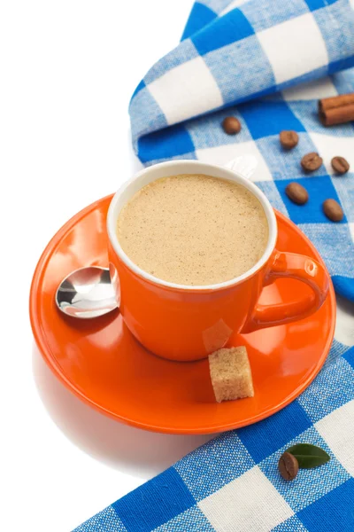 Xícara de café isolado em branco — Fotografia de Stock