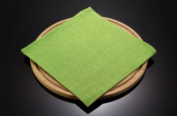 Napkin cloth and cutting board — Stock Photo, Image