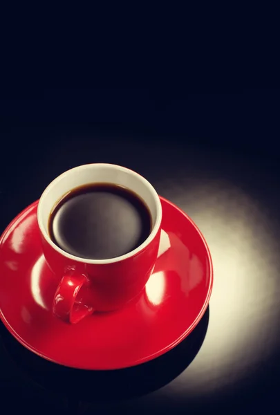 Filiżankę kawy na czarny — Zdjęcie stockowe