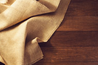 çuval bezi kendir Sivas'tan ahşap üzerinde 