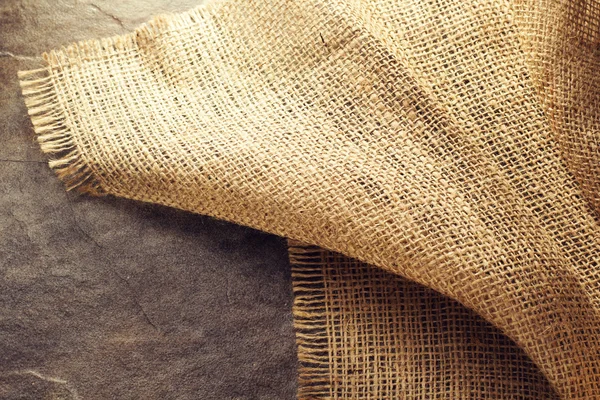 Saqueio hessiano burlap — Fotografia de Stock