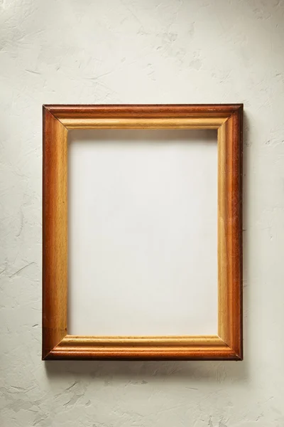 Photo picture frame on wall — Stock Photo, Image