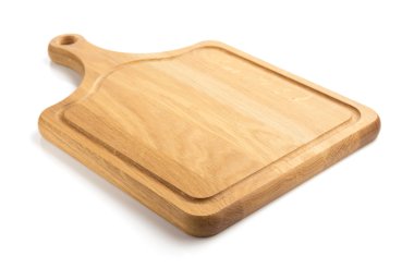 Kesme tahtası beyazda izole edildi 