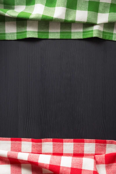 木製に布ナプキン — ストック写真