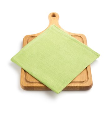 Kesme tahtası beyazda izole edildi 