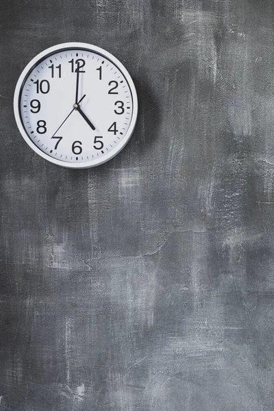 Relógio Superfície Fundo Parede Concreto Abstrato Textura Cinza — Fotografia de Stock