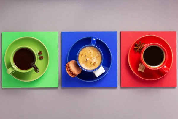 Kopje Koffie Abstracte Achtergrond Papier Oppervlakte Textuur — Stockfoto