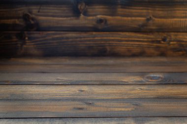 ahşap masa tahtası arka planı doku yüzeyi olarak, ön görünüm