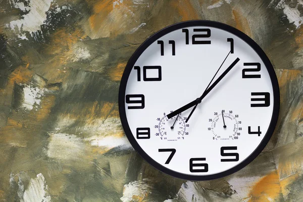 Relógio Parede Textura Paintes Colorido Fundo Massa Vidraceiro — Fotografia de Stock