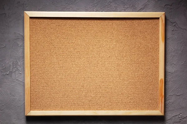 cork board on wooden background Stock Photo by seregam