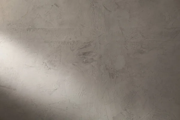 要旨灰色の石膏壁の背景色 コピースペース付き石膏表面正面図 — ストック写真