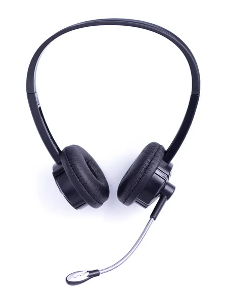 Słuchawki Bezprzewodowe Izolowane Białym Tle — Zdjęcie stockowe