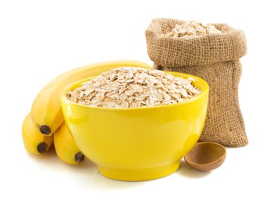 yulaf tanesi beyaz kase 