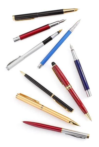 Collectie van pennen — Stockfoto