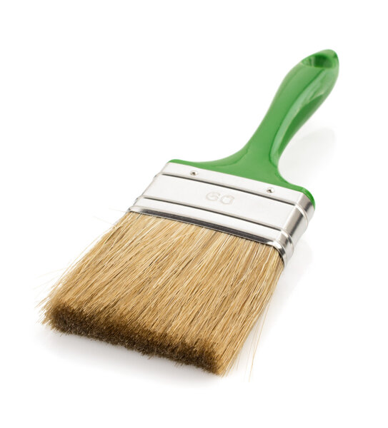 paintbrush on white background