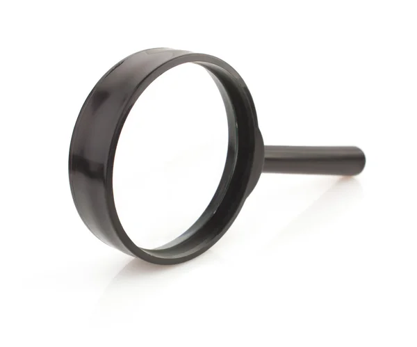 Magnifying glass on white  background — Stock Photo, Image