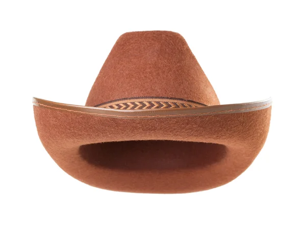 Cowboy-Hut auf weißem Hintergrund — Stockfoto