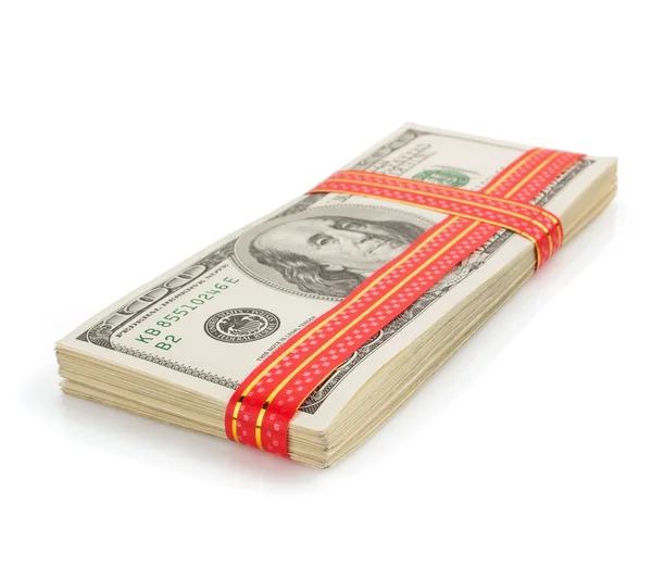 Dolarů peněz bankovky — Stock fotografie