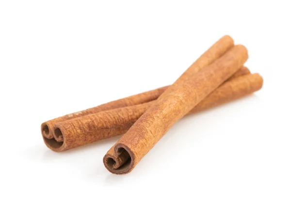 Cinnamon sticks on white background — Stock Photo, Image