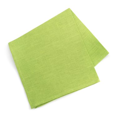 beyaz zemin üzerine peçete