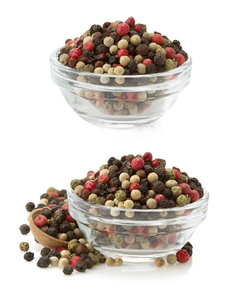 Pepper spices in bowl — Stock Photo, Image