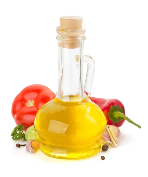 Olio e ingredienti alimentari , — Foto Stock