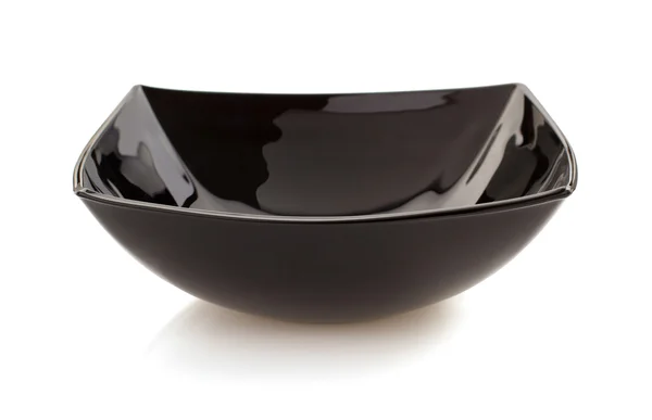 Empty black bowl — Stock Photo, Image