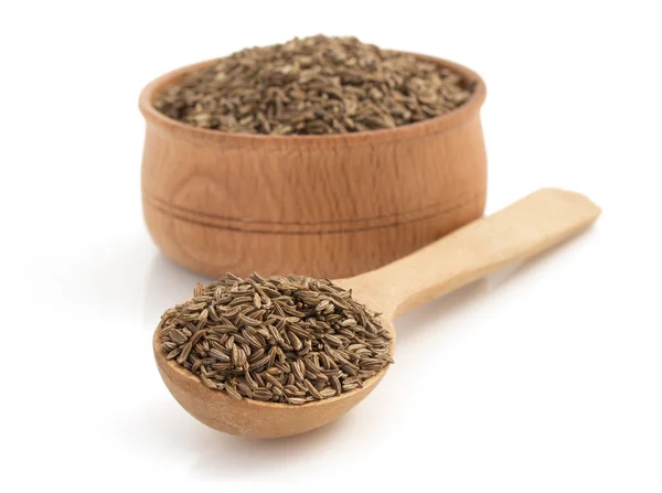 Cumin seeds  in bowl — Stock Photo, Image