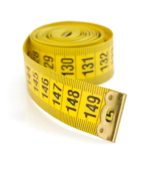 Yellow measuring tape — Stock Photo, Image