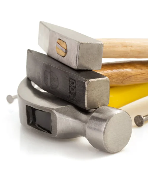 Hamers tools stapel — Stockfoto