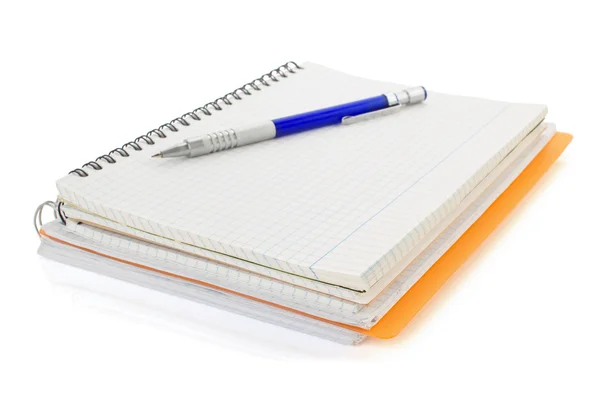 Notebook and pencil — Stock Photo, Image