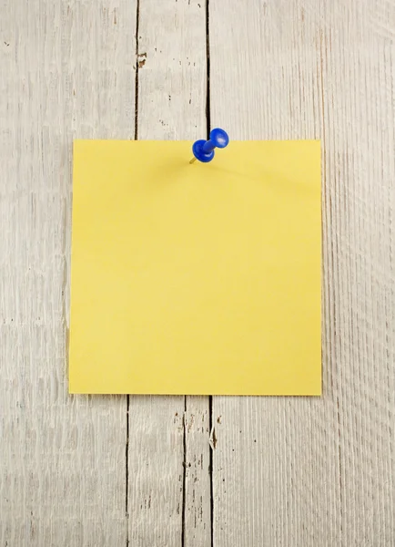 Yellow Note paper — Stock Photo, Image