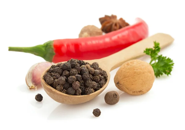 Peper spice geïsoleerd — Stockfoto