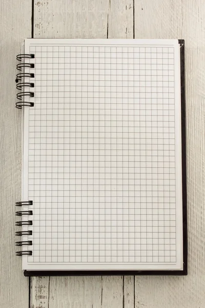 A fa kockás notebook — Stock Fotó